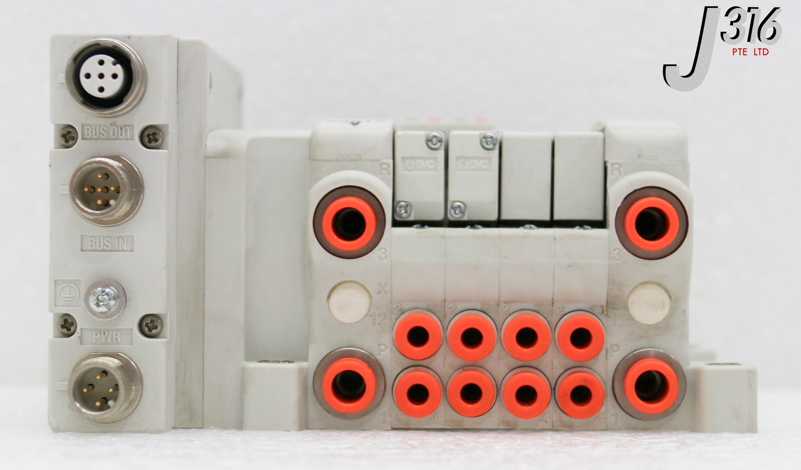 34779 SMC 4-SLOT PNEU MANF, 4060-00880 W/ SI UNIT EX260-SDN3